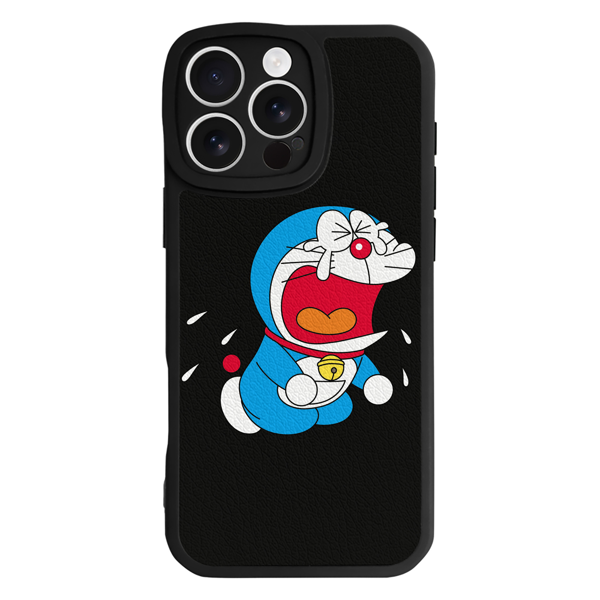 （画像用） ドラえもん Doraemon 【iPhone 16シリーズ対応】シリコンスマホケース（レザー調） 材質：シリコン